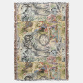 Cheshire Cat Alice Wonderland Deken (Voorkant Verticaal)