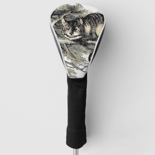 Cheshire Cat Alice Wonderland Golfheadcover (Voorkant)
