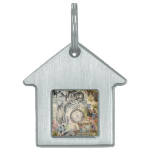 Cheshire Cat Alice Wonderland Huisdieren Naamplaatje