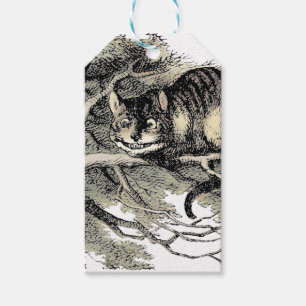 Cheshire Cat Alice Wonderland Klassieker Cadeaulabel