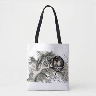 Cheshire Cat Alice Wonderland Klassieker Draagtas