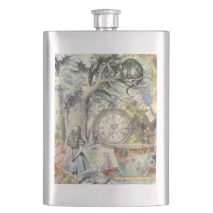 Cheshire Cat Alice Wonderland Klassieker Heupfles