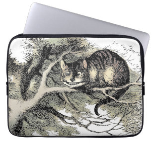 Cheshire Cat Alice Wonderland Klassieker Laptop Sleeve