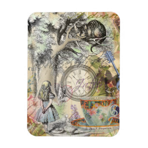 Cheshire Cat Alice Wonderland Klassieker Magneet