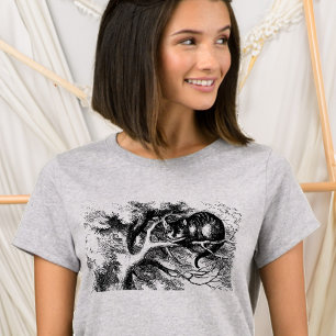 Cheshire Cat Alice Wonderland Klassieker T-shirt