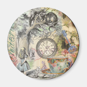 Cheshire Cat Alice Wonderland Magneet