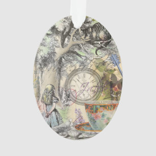 Cheshire Cat Alice Wonderland Ornament