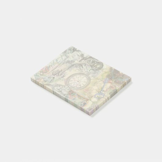 Cheshire Cat Alice Wonderland Post-it® Notes (Schuin)