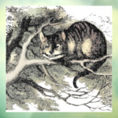 Cheshire Cat Alice Wonderland Raamsticker (Vel 3)