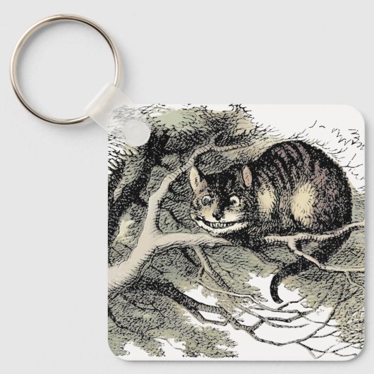 Cheshire Cat Alice Wonderland Sleutelhanger (Voorkant)