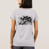 Cheshire Cat Alice Wonderland T-shirt (Achterkant)