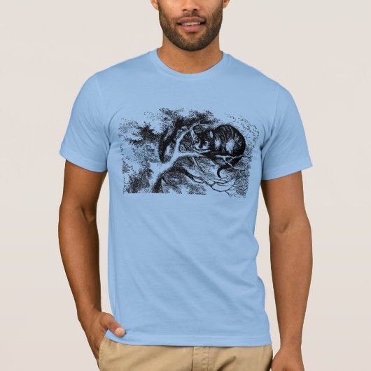 Cheshire Cat Alice Wonderland T-shirt (Voorkant)