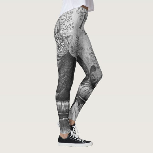 Cheshire Cat All Over Leggings Alice in Wonderland (Rechts)