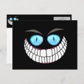 Cheshire Cat - Blue Eyes Post Card Briefkaart (Voorkant / Achterkant)