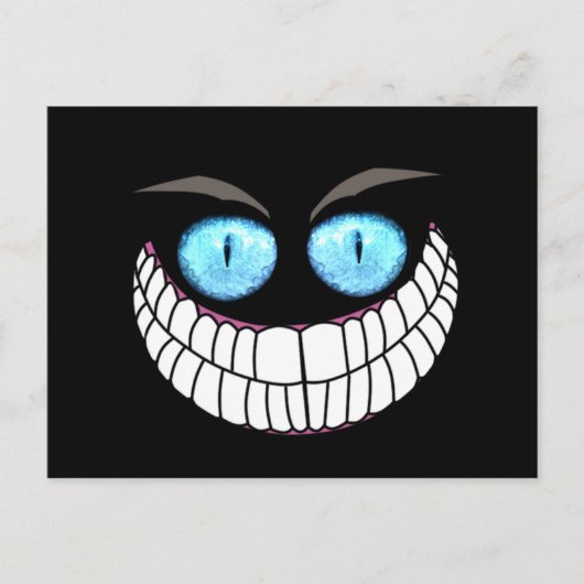 Cheshire Cat - Blue Eyes Post Card Briefkaart (Voorkant)