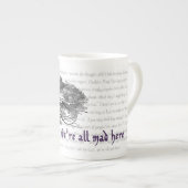 Cheshire Cat Bone China Mug (Devant droit)