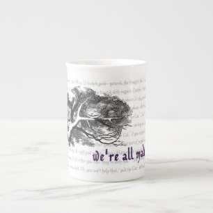 Cheshire Cat Bone China Mug