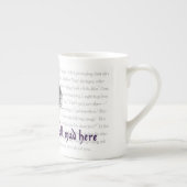 Cheshire Cat Bone China Mug (Droite)