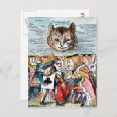Cheshire Cat Briefkaart (Voorkant / Achterkant)