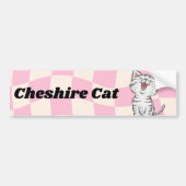 Cheshire Cat Bumpersticker (Voorkant)