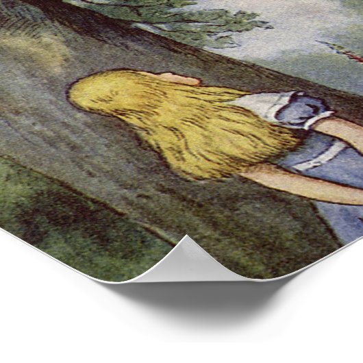 Cheshire Cat Canvas Art Poster (Hoek)