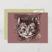 Cheshire Cat Carnivale Style Briefkaart (Voorkant / Achterkant)