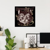 Cheshire Cat Carnivale Style Poster (Thuiskantoor)
