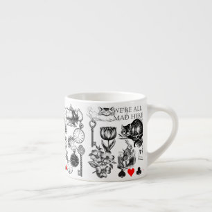 Cheshire Cat Classic Alice in Wonderland Art Espresso Kop