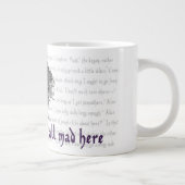 Cheshire Cat Giant Café Mug (Droite)