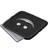 Cheshire Cat Grin Black Electronique Sac (Devant bas)