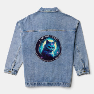 Cheshire Cat Ik ben niet gek Denim Jacket
