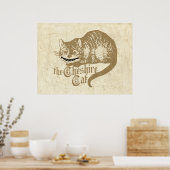  Cheshire Cat Illustratie Poster (Keuken)