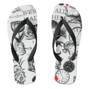 Cheshire Cat klassieke alice in wonderland gek Teenslippers
