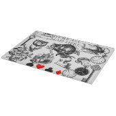 Cheshire Cat klassieker Alice in wonderland gek Snijplank (Hoek)