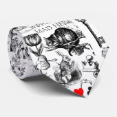 Cheshire Cat klassieker Alice in wonderland gek Stropdas (Opgerold)
