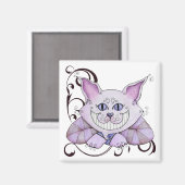 Cheshire Cat Magnet Magneet (Voorkant / Achterkant)