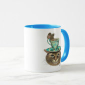 Cheshire Cat met Cup op kop (Voorkant rechts)