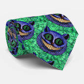 CHESHIRE CAT OP EMERALD GREEN ~ STROPDAS (Opgerold)