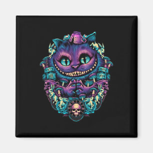 Cheshire Cat Shirt Alice in Wonderland Graphic Magneet