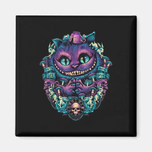 Cheshire Cat Shirt Alice in Wonderland Graphic Magneet