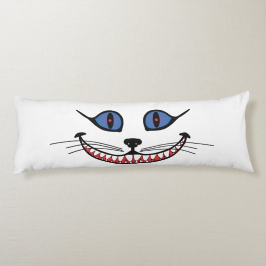 Cheshire Cat Smile Lichaamskussen (Achterkant)