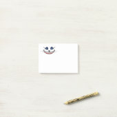 Cheshire Cat Smile Post-it® Notes (Op bureau)