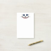 Cheshire Cat Smile Post-it® Notes (Op bureau)