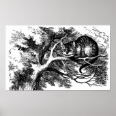Cheshire Cat Smiling Alice in Wonderland Print (Voorkant)
