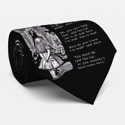 Cheshire Cat Stropdas (Opgerold)