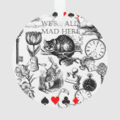 Cheshire Chat classique alice au merveilleux fou (dos)