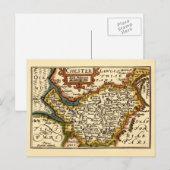 Cheshire (Chester) County, Engeland Antiquarische  Briefkaart (Voorkant / Achterkant)