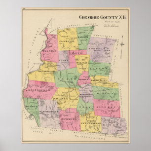 Cheshire County, NH Poster