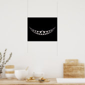 Cheshire Grin III Poster (Keuken)