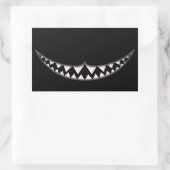 Cheshire Grin III Rechthoekige Sticker (Tas)